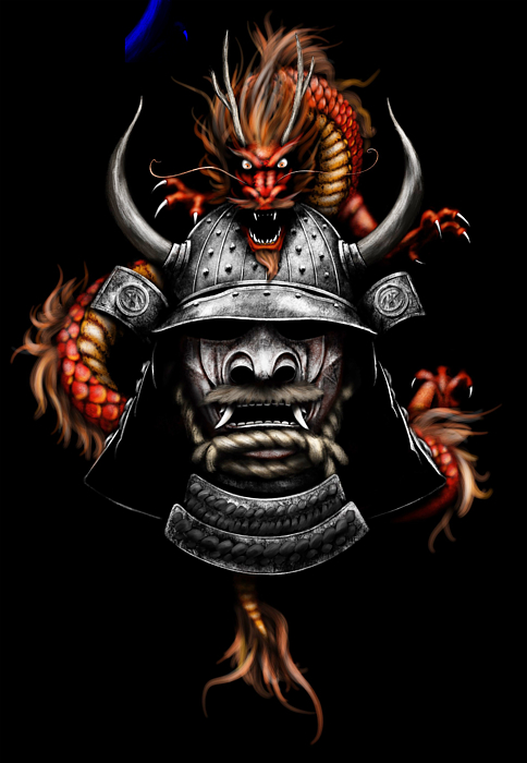 Warrior helmet samurai iPhone 8 Tough Case by Ahinta Mubasiroh - Fine Art  America