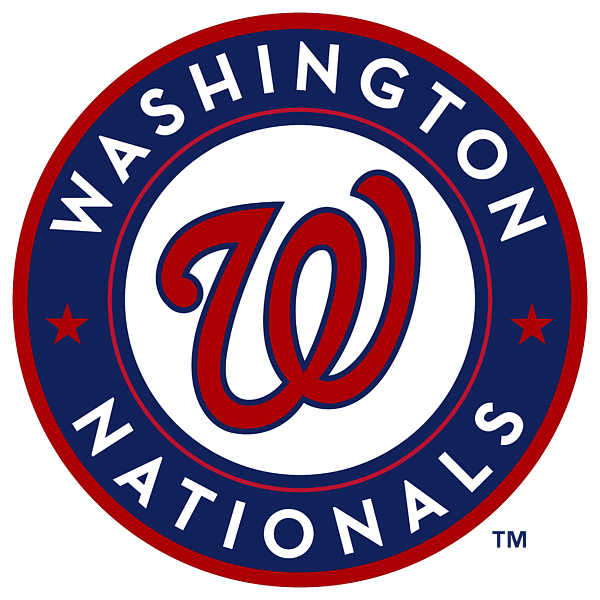 Washington Nationals Team Logo T-Shirt (Medium, Red)