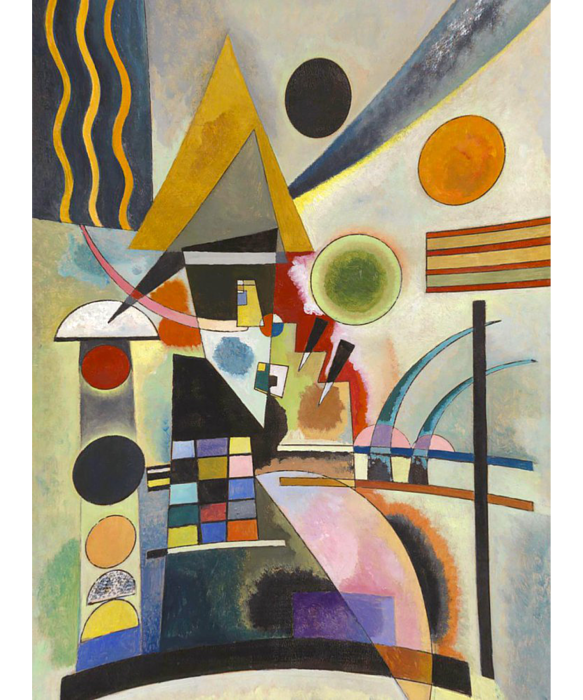 Wassily Kandinsky - Swinging Greeting Card by MatiKids Classic