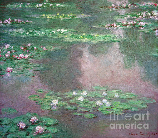 Water Lilies Yoga Mat by Claude Monet - Pixels Merch