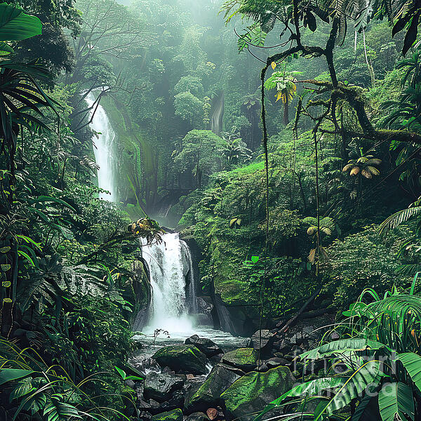 Elisabeth Lucas - Waterfall Costa Rica