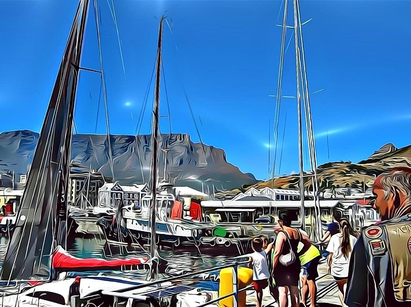 V&a Waterfront Cape Town Tote Bag