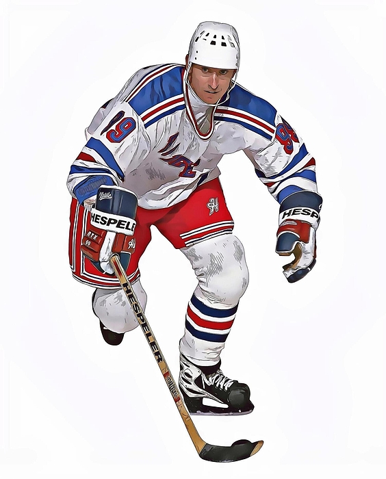 The Great One. Wayne Gretzky, New York Rangers (Image taken from