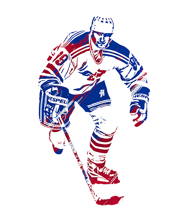 Wayne Gretzky Los Angeles Kings Watercolor Strokes Pixel Art 101 Mixed  Media by Joe Hamilton - Pixels