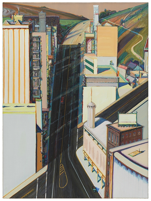 Dan Hill Galleries - Wayne Thiebaud, street 2