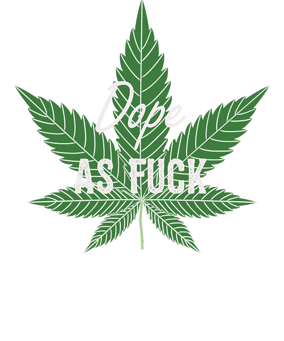 Weed Dope As Fuck Marijuana Leaf Spiral Notebook For Sale By Stacy Mccafferty