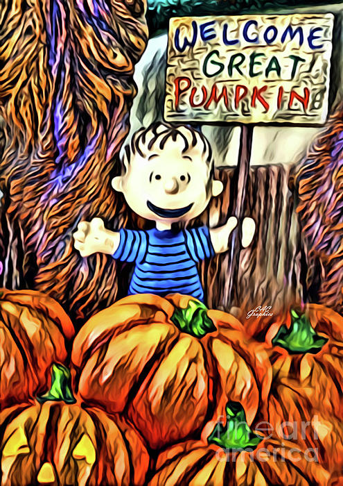 Welcome Great Pumpkin Greeting Card for Sale by CAC Graphics