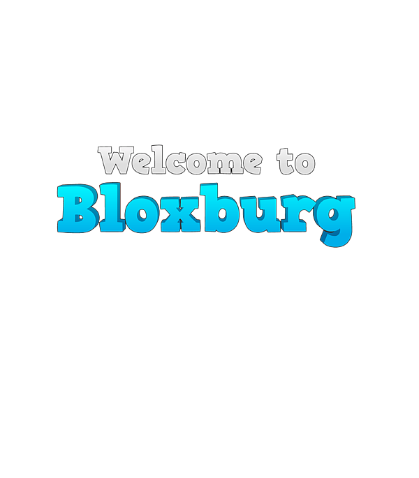 Welcome To Bloxburg Classic Logo Gift Tee' Sticker