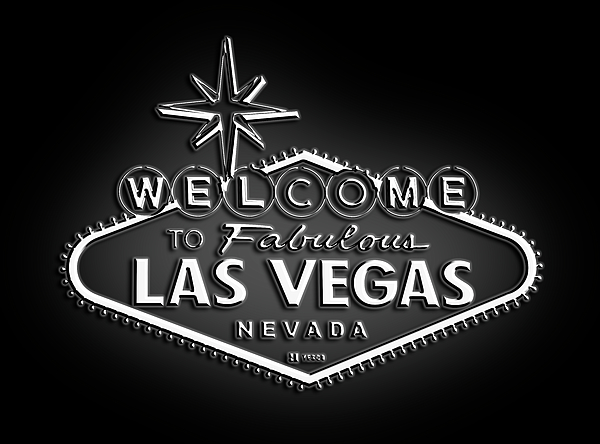 Welcome To Las Vegas Sign Digital Drawing Paint Greeting Card by Ricky  Barnard