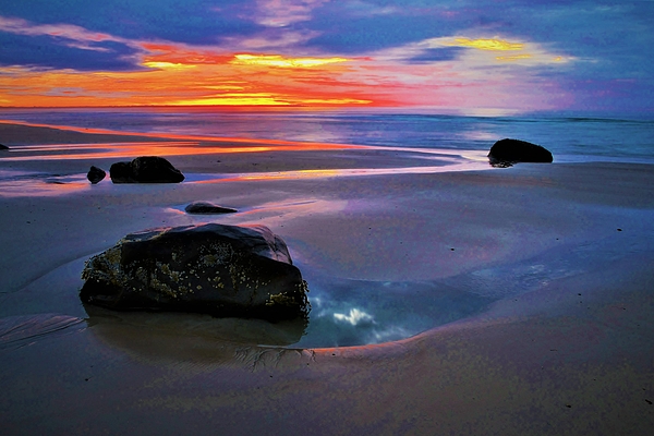 Warren LaBaire Photography - Wells Beach Color Contrast