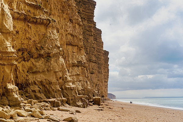 West Bay Cliffs Aka Bbc Broadchurch, Dorset Greeting Card By Emma Solomon