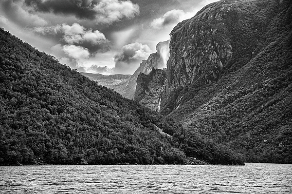 Andrew Wilson - Western Brook Pond in Black and White