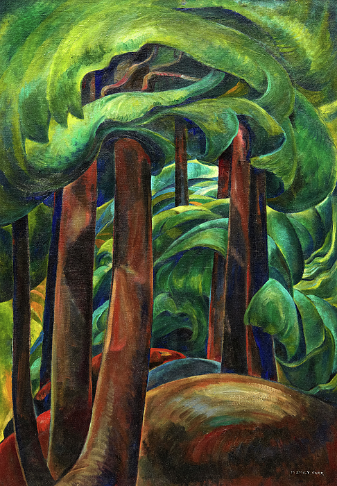 Western Forest, 1931 Greeting Card by Emily Carr