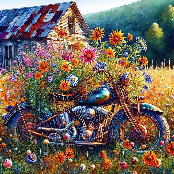 Donna R Chacon - Wildflower Bike