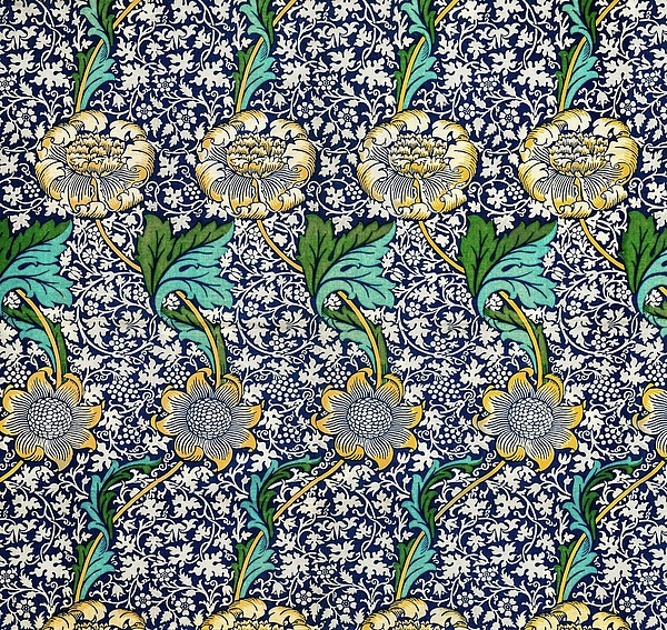 William Morris's Kennet famous pattern Greeting Card by William Morris