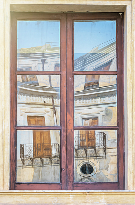 Joan Carroll - Window Reflections Palermo Sicily Artistic