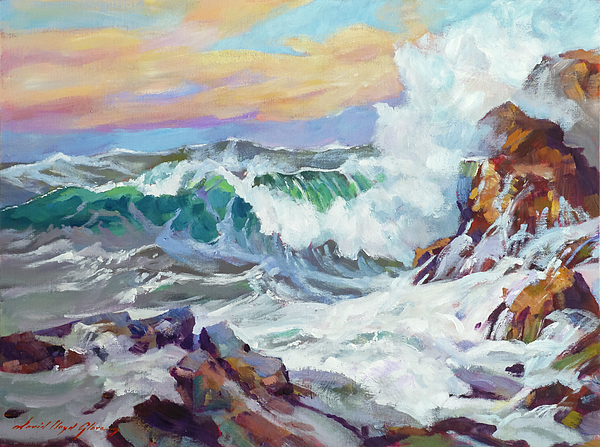 Windy Sea At Sonoma Coast Bath Towel by David Lloyd Glover - David Lloyd  Glover - Website