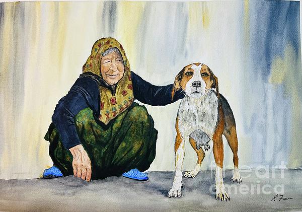 Rod Foor - Woman and her Dog