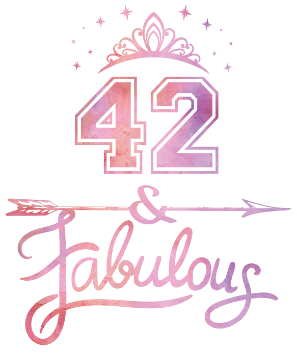 Number 42 / 42nd birthday number jersey number Sticker