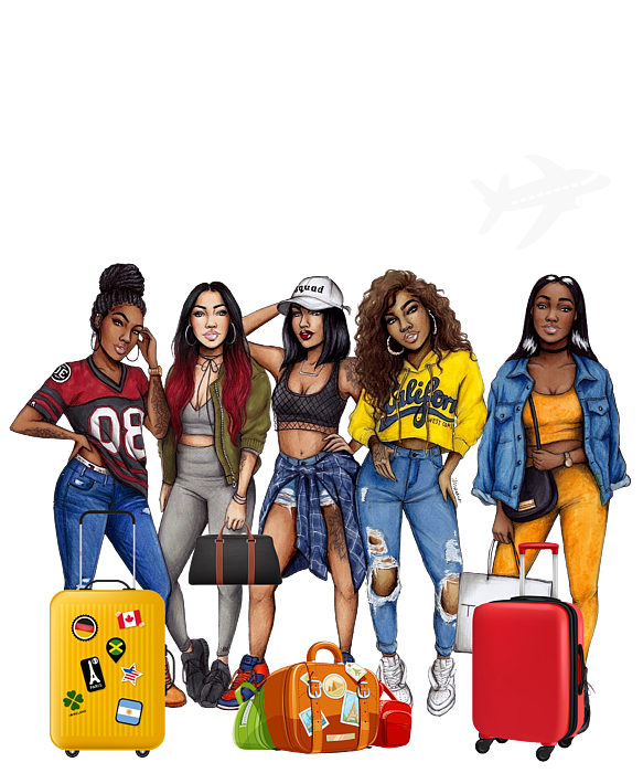 Download Women Travelling Girls Catch Flights Not Feelings Tote Bag For Sale By Felix