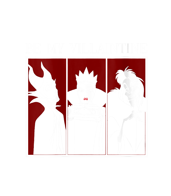 Womens Be My Villaintine Disney Shirt