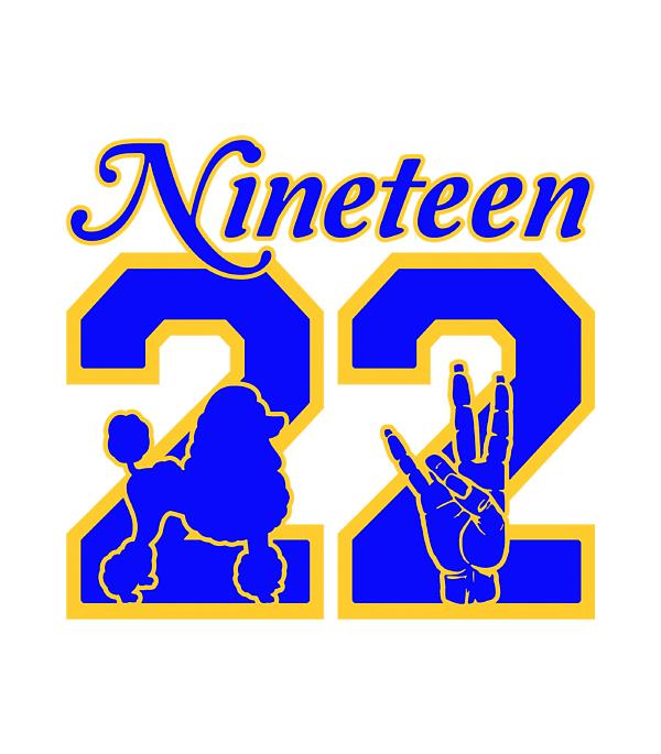 Womens Sigma Nineteen 22 Poodle Handsign Gamma Rho T-Shirt Womens Sigma Nineteen 22 Poodle Handsign Gamma Rho T-Shirt