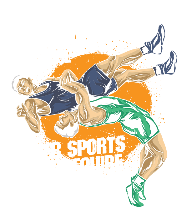 Wrestling - Wrestling Because Other Sports Only Require One Ball - Wrestling  - Sticker sold by STUDIO SAWORL, SKU 788289