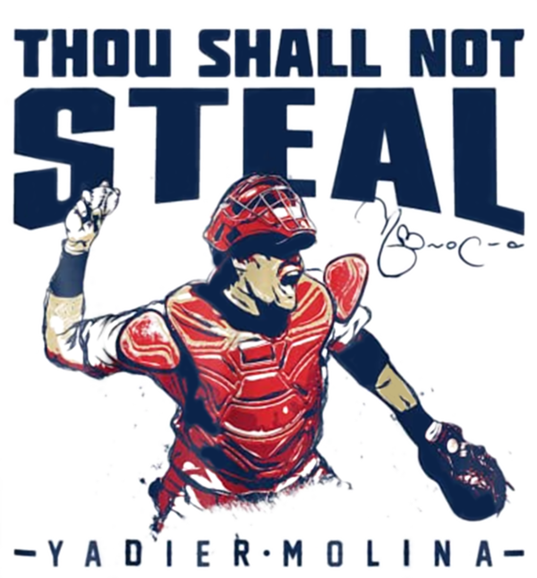 Yadier Molina: Sugar Skull, Adult T-Shirt / Large - MLB - Sports Fan Gear | breakingt