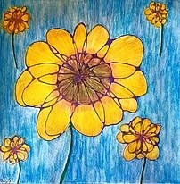 Mary Aldorasi - Yellow Florals