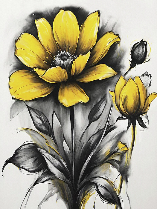 David Dehner - Yellow Flowers Beauty
