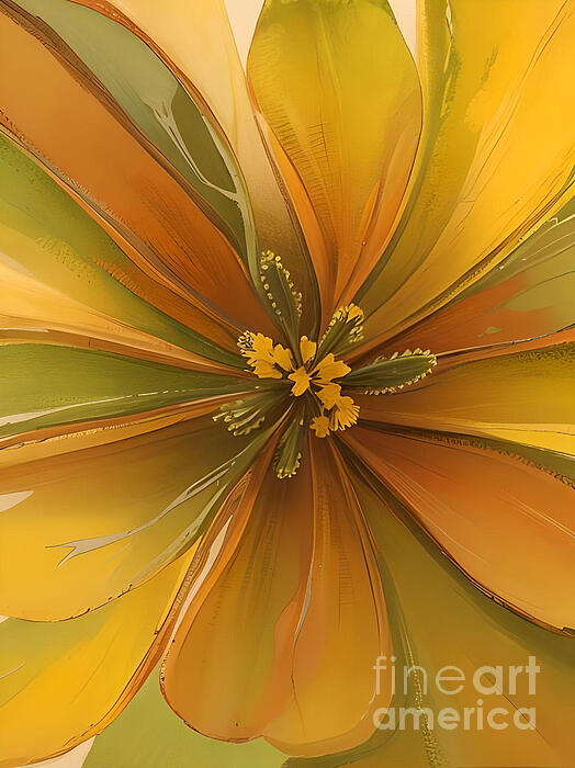 Jasna Dragun - Yellow Orange Flower