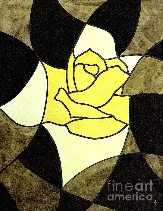 Yellow Rose Weekender Tote Bag by David Jones - Pixels