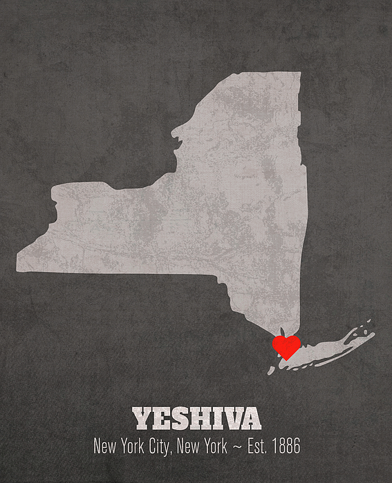 Yeshiva University New York City New York Founded Date Heart Map ...