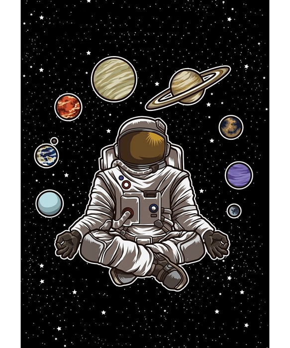 Astronaut planet space outer space astronomy' Sticker