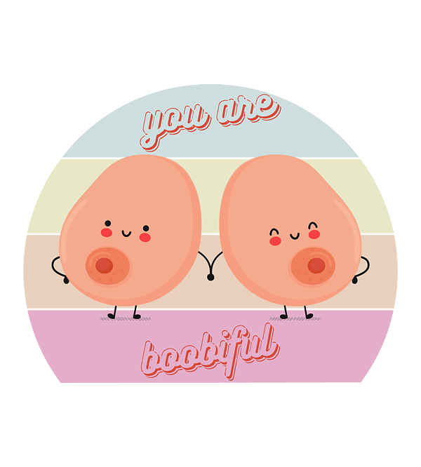 Cute Boobs - Quirky Art - Breasts - Funny Boobs - Shapes and Sizes | Sticker