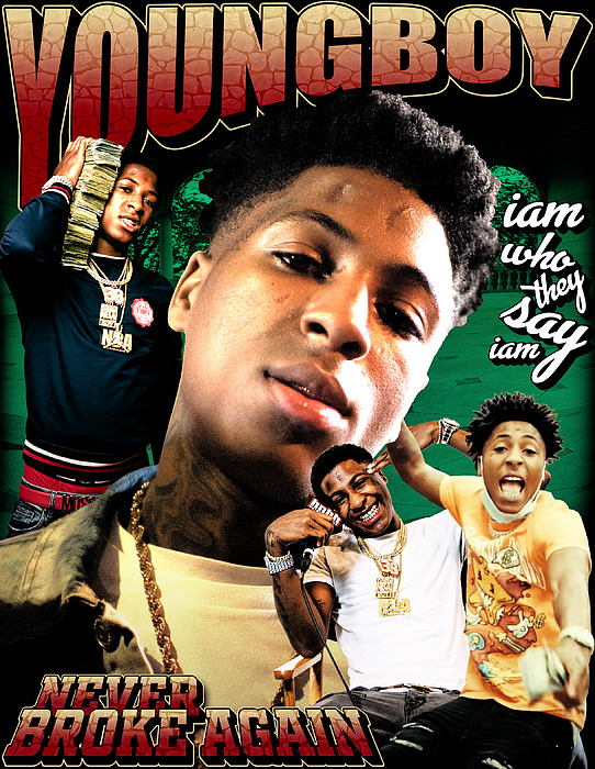 youngboy never broke again' Sticker