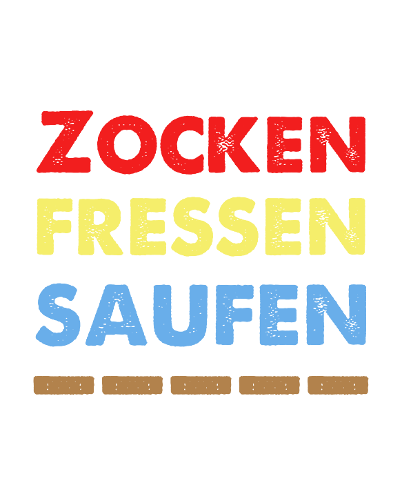 Zocken Saufen Computer Gamer Gaming Zocker Gift T-Shirt by Thomas Larch -  Pixels Merch