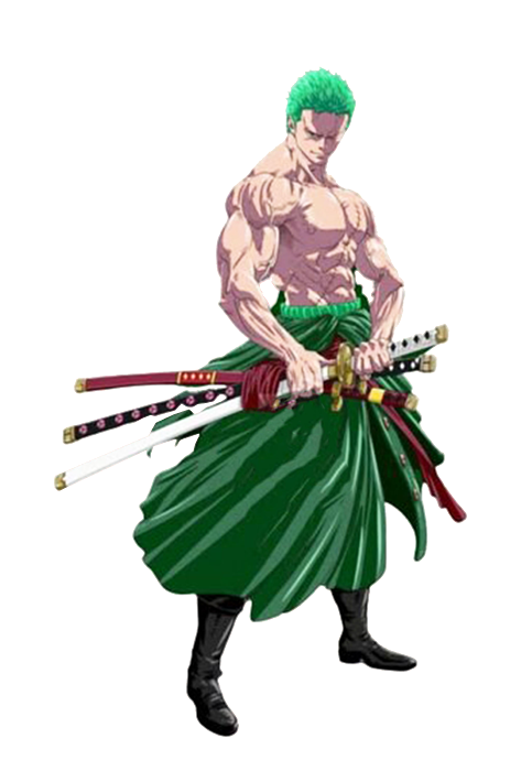 Render Zoro One Piece transparent background PNG clipart