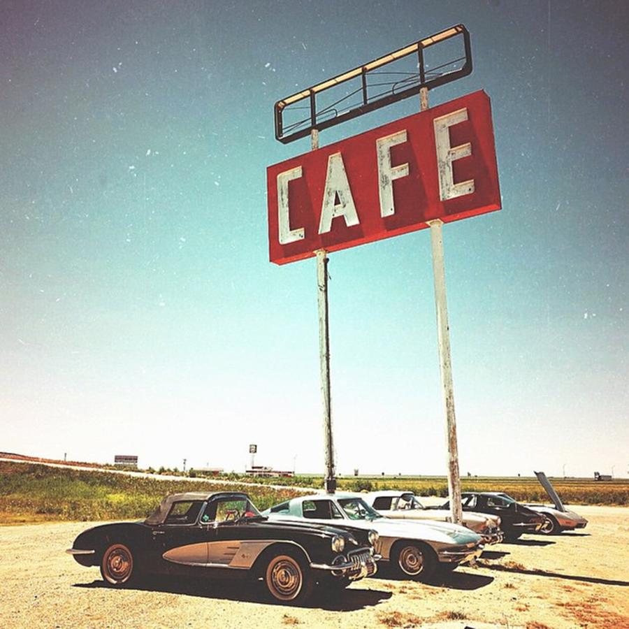 Car Photograph - Когда были у кафе by Vitaly Kushnir