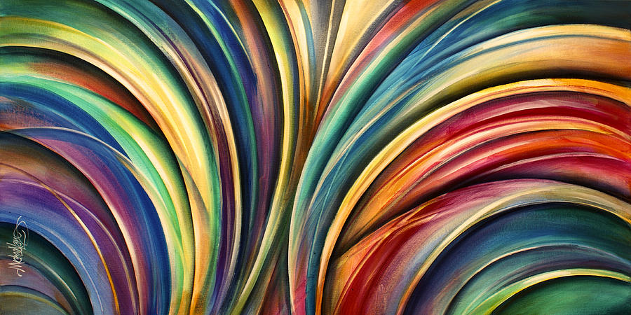   Curves Painting by Michael Lang