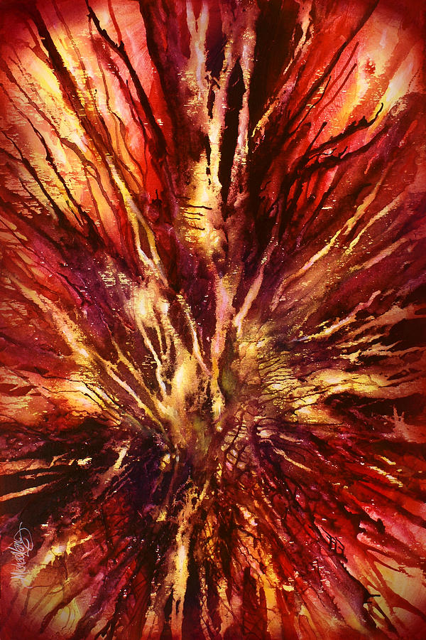   Inferno Painting by Michael Lang