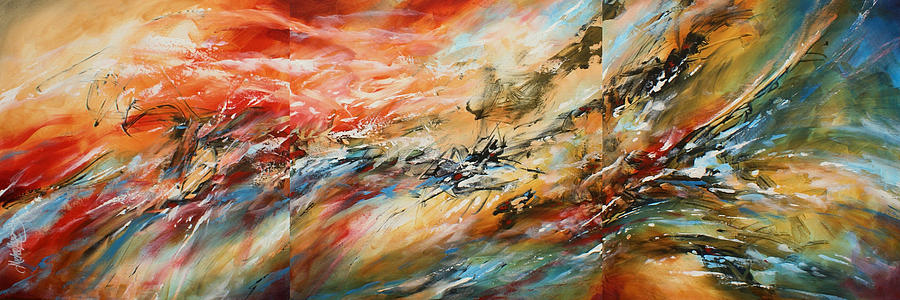   Red Tide  Painting by Michael Lang