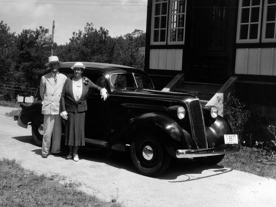 1930s 1936 Archive Automobile Black White Car Photograph by Mark Goebel ...