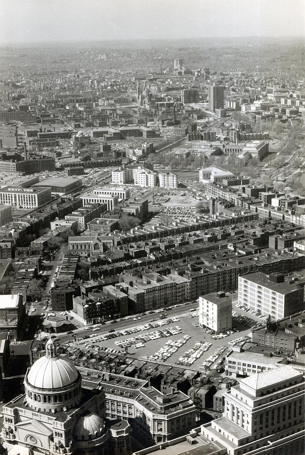  1965 Aerial View of Boston no.1 Photograph by Historic Image