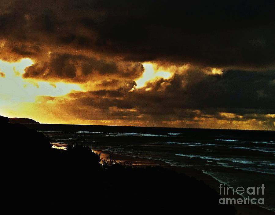Beach Photograph -  A stormy Sunrise by Blair Stuart