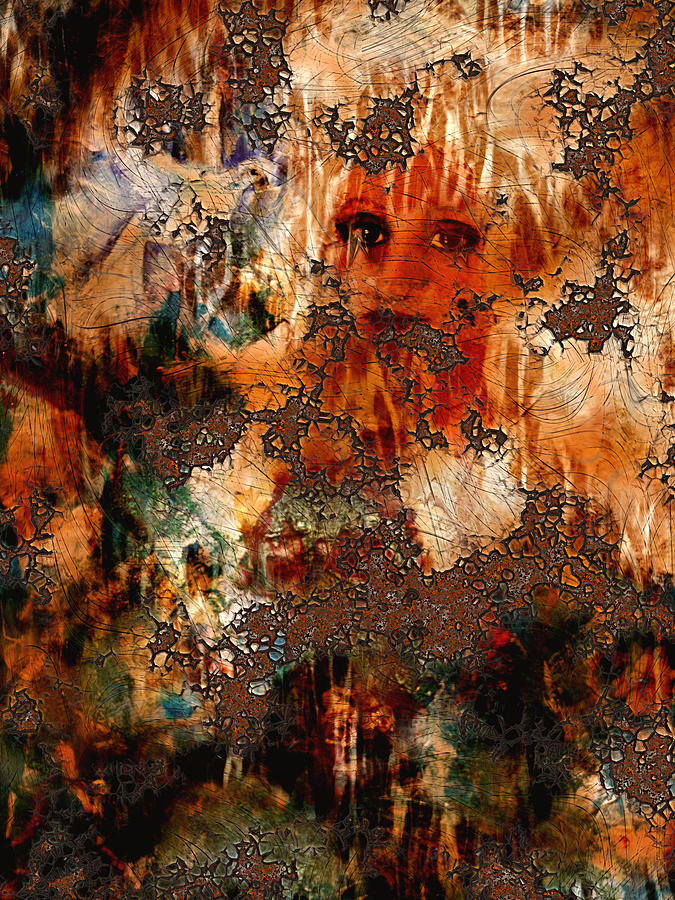 Abstract Digital Art - Abstract Woman And Dove by Patricia Motley Abstract Digital Art - Abstract Woman And Dove by Patricia Motley