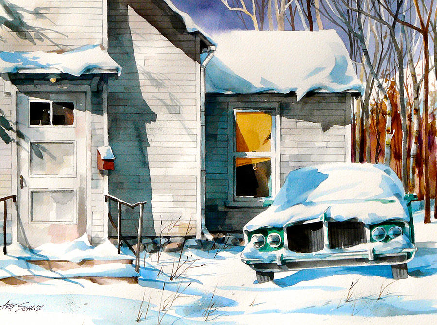  Another Snow Day Painting by Art Scholz