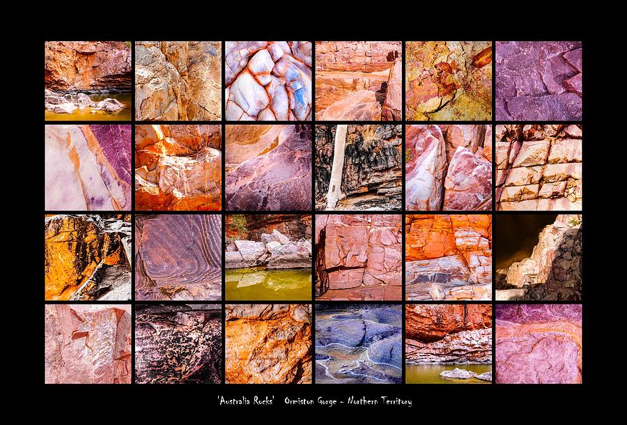  Australia Rocks  Ormiston Gorge - Northern Territory #2 Photograph by Lexa Harpell