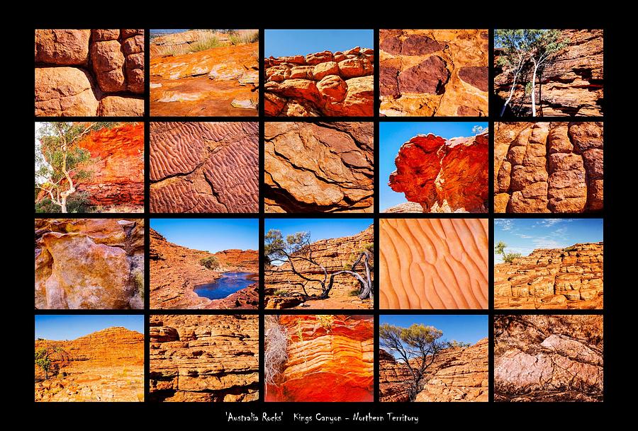  Australia Rocks Series - Kings Canyon #2 Photograph by Lexa Harpell
