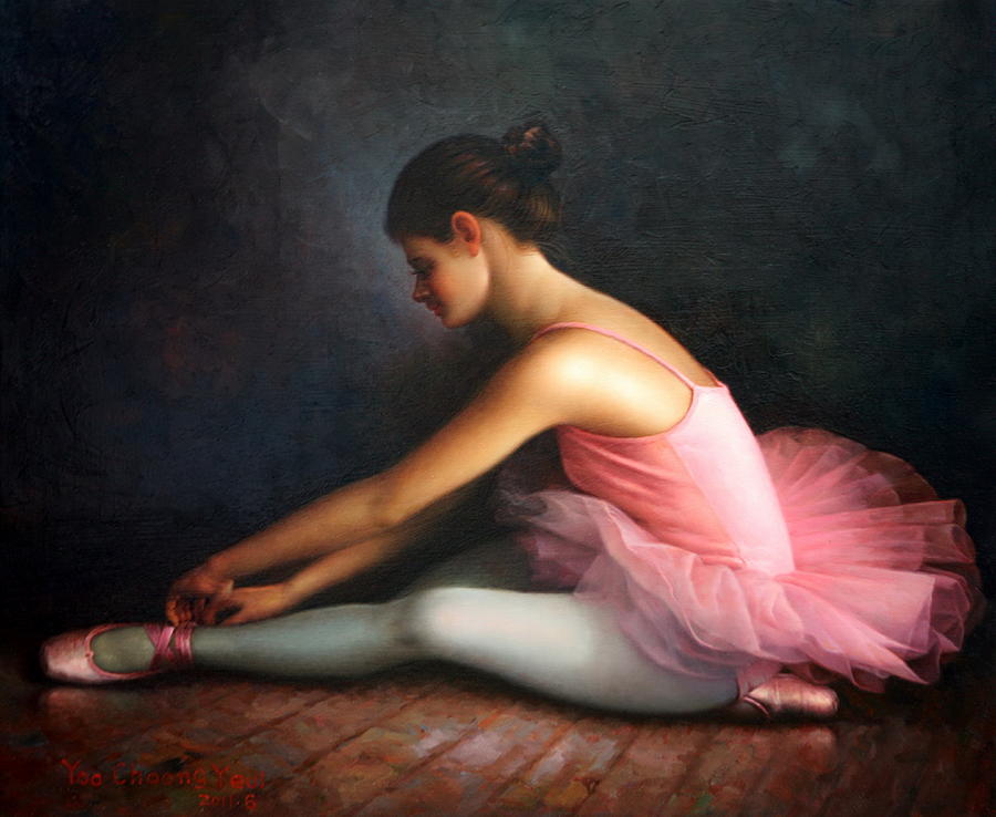  Ballerina Painting by Yoo Choong Yeul